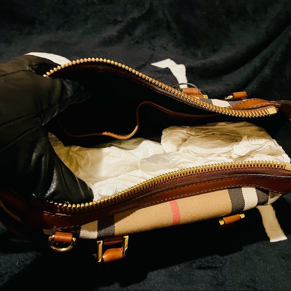 Burbery Hand Bag with Long Strap and Dust bag